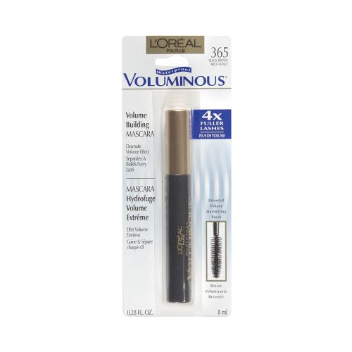 L'Oreal Paris Voluminous Original Waterproof Mascara, Black Brown, 0.28 fl. oz.