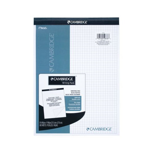 Cambridge® Bookbound Stiff-Back Quad Ruled Notebook