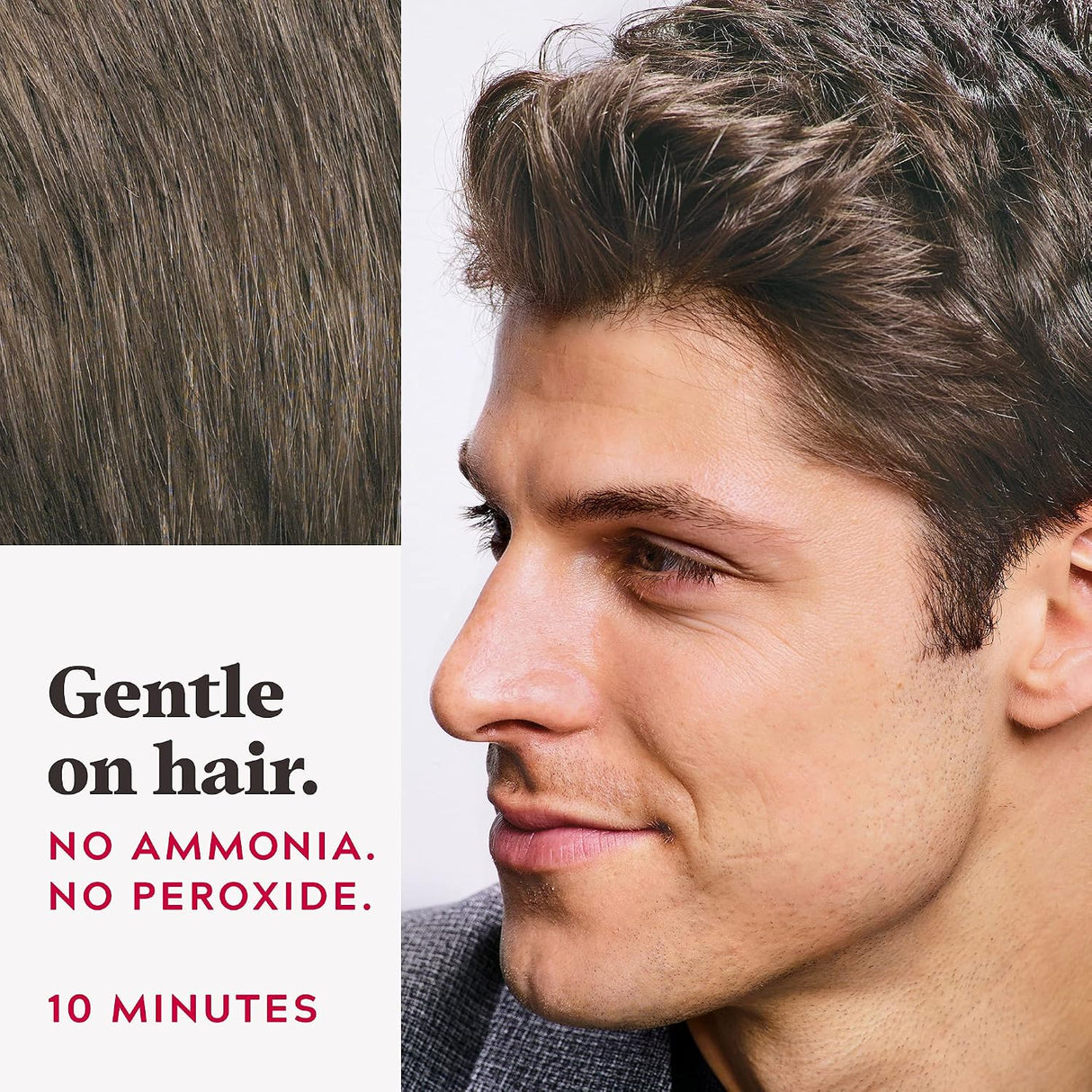 JUST FOR MEN Easy Comb-In Color For Men - Medium Brown A-35