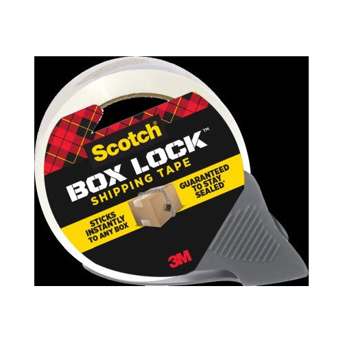 3M Scotch Box Lock Shipping Packaging Tape 1.88 Inch x 54.6 Yards