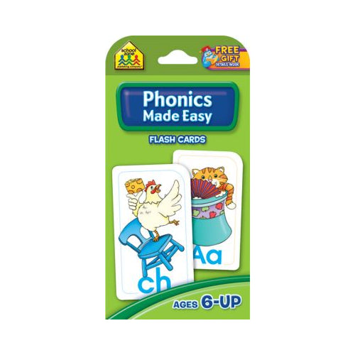 School Zone Phonics Made Easy Flash Cards