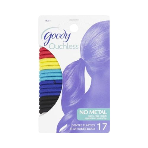 Goody Ouchless No-Metal Elastics 17 CT