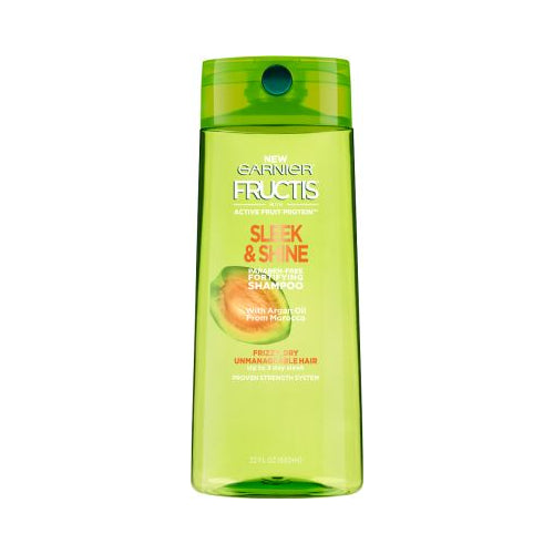 Garnier Fructis Sleek & Shine Shampoo, Frizzy, Dry, Unmanageable Hair, 22 fl. oz.