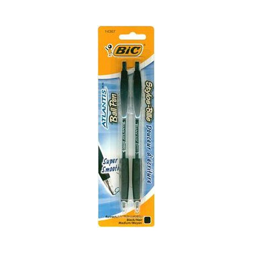 *PENS ATLANTIS RETR BLK 2PK