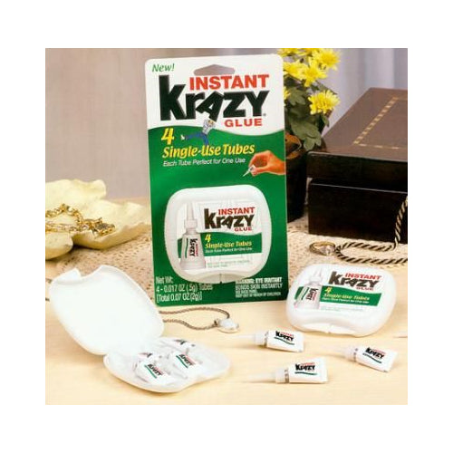 Krazy Glue Tubes 4 pk