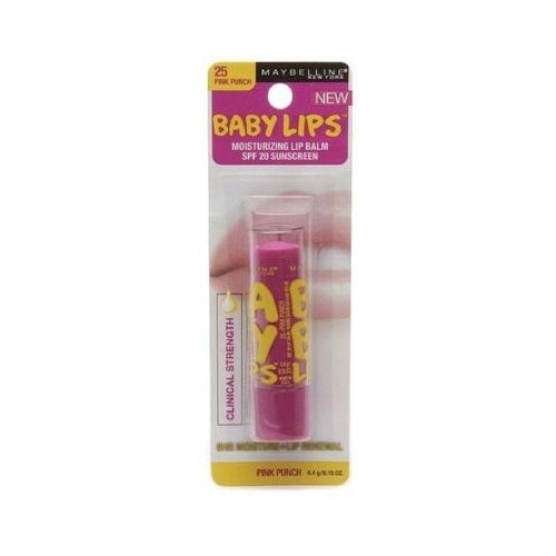 Maybelline Baby Lips Moisturizing Lip Balm Pink Punch