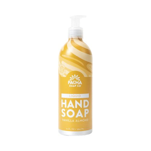 PACHA SOAP CO LIQUID HAND SOAP, VANILLA ALMOND 12 FL OZ