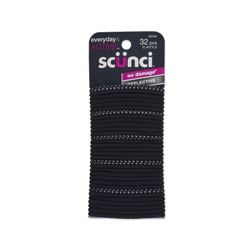 Scünci Everyday and Active No Damage Reflective/Solid Elastics ,32 CT