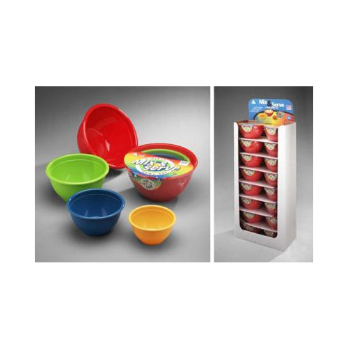 MIX & SERVE 4PC BOWL SET 16PC