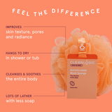 CLEANLOGIC Bath and Body Tie Dye Mesh Sponge - Assorted