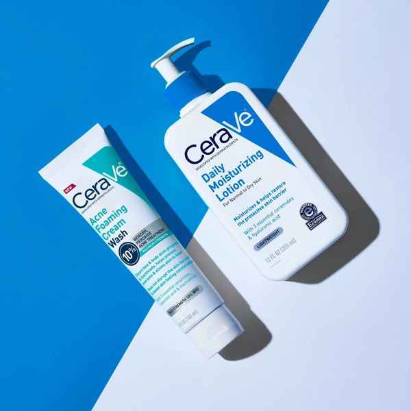 CeraVe Acne Control Foaming Face Cleanser - 10% Benzoyl Peroxide, 5 oz