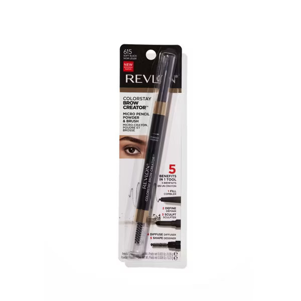 REVLON ColorStay Brow Creator Brow Pencil & Powder - 615 Soft Black