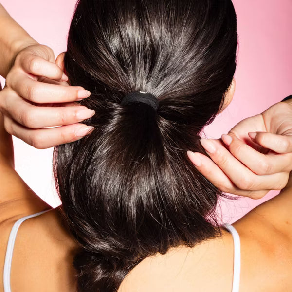 GIMME Fine Hair Firm Hold + All Day Comfort Hair Bands - Black, 12 count