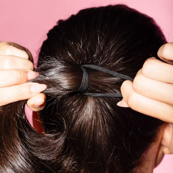 GIMME X-Fine Hair Firm Hold + All Day Comfort Hair Bands - Black, 20 count