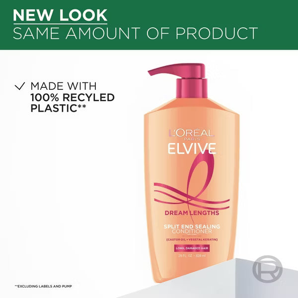 L'ORÉAL PARIS Elvive Dream Lengths Conditioner for Long and Damaged Hair, 12.6 fl. oz.