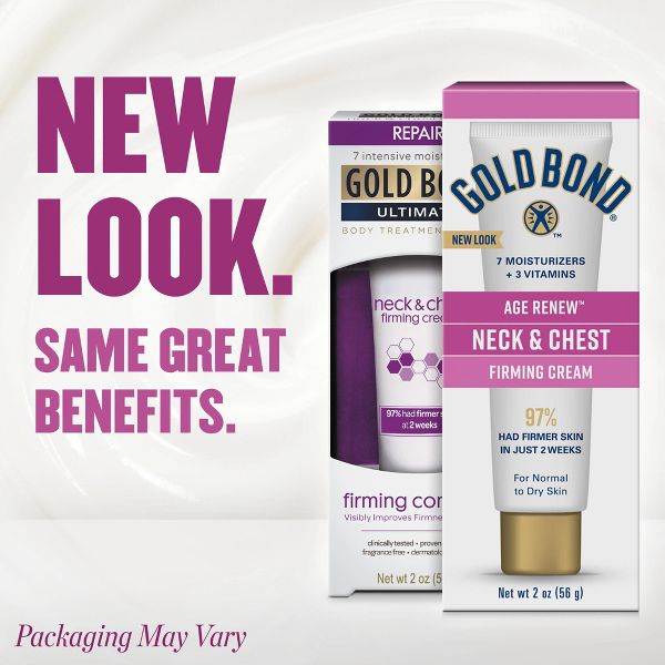 Gold Bond Skin Firming Neck and Chest Lotion - Unscented, 2 oz