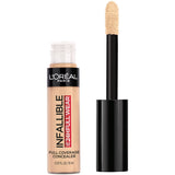 L'ORÉAL PARIS Infallible Full Wear Concealer Waterproof, Full Coverage, 345 Oatmeal, 0.33 fl. oz.