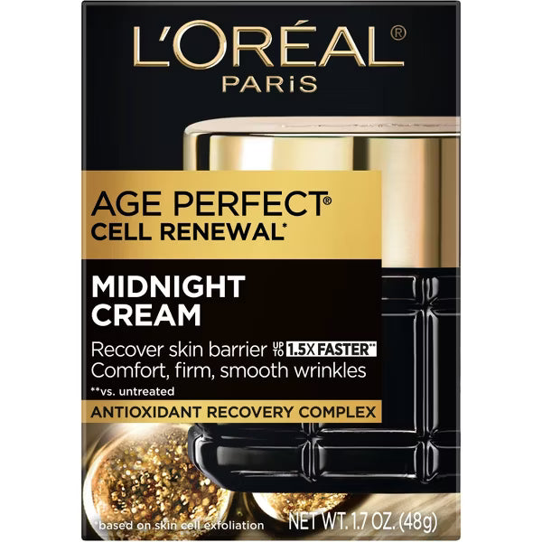 L'ORÉAL PARIS Age Perfect Cell Renewal Midnight Face Cream, 1.7 oz