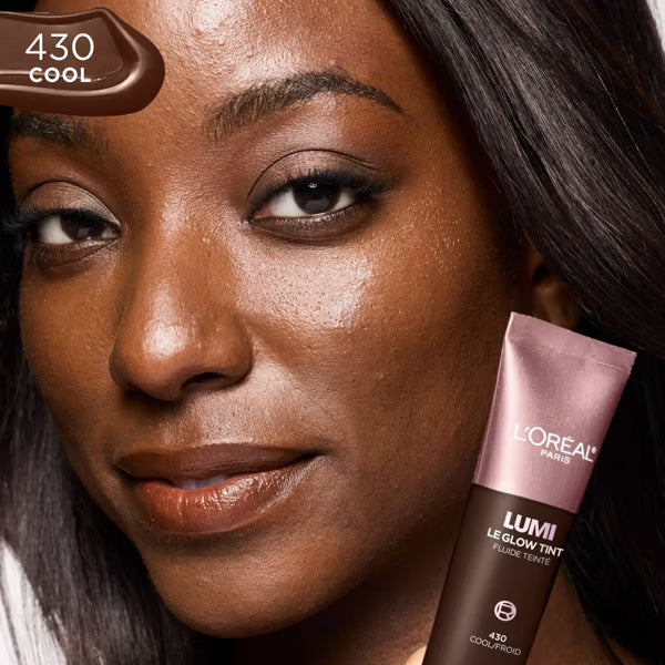L'ORÉAL PARIS Lumi Le Glow Tint Liquid Skin Tint, 430 Cool, 0.84 fl. oz.