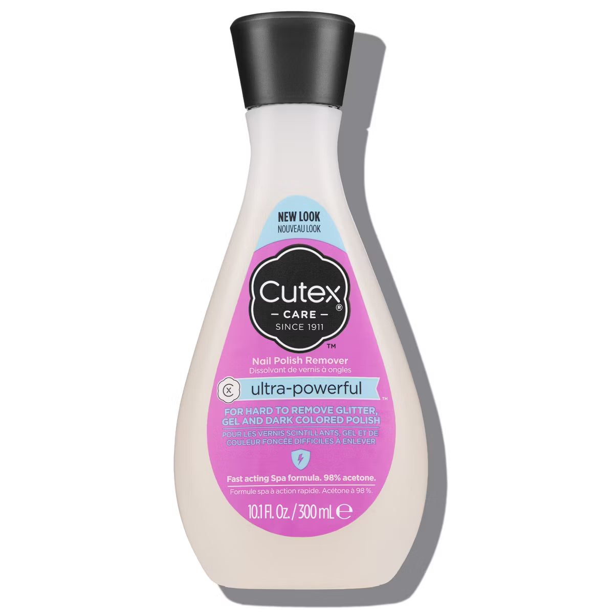 Cutex Ultra Powerful Nail Polish Remover, 10.1 oz