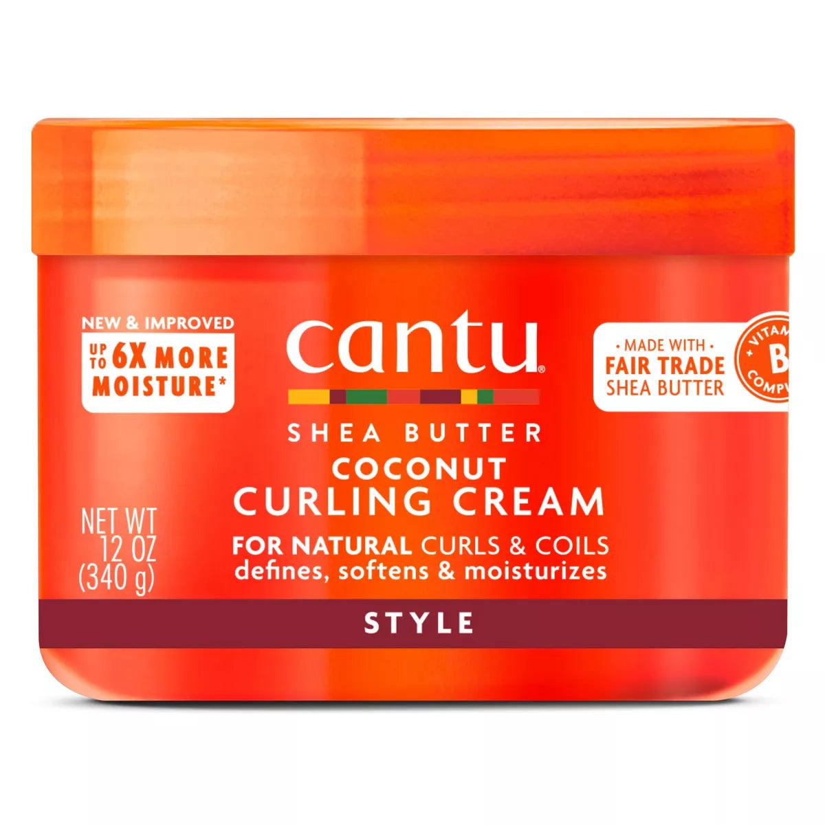 Shea Butter for Natural Hair Coconut Curling Cream - 12 oz