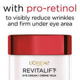 L'ORÉAL PARIS Revitalift Anti-Wrinkle + Firming Eye Cream, Fragrance Free, 0.5 oz.