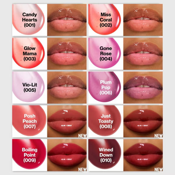 REVLON Super Lustrous Glimmer Lip Oil - 004 Gone Rose