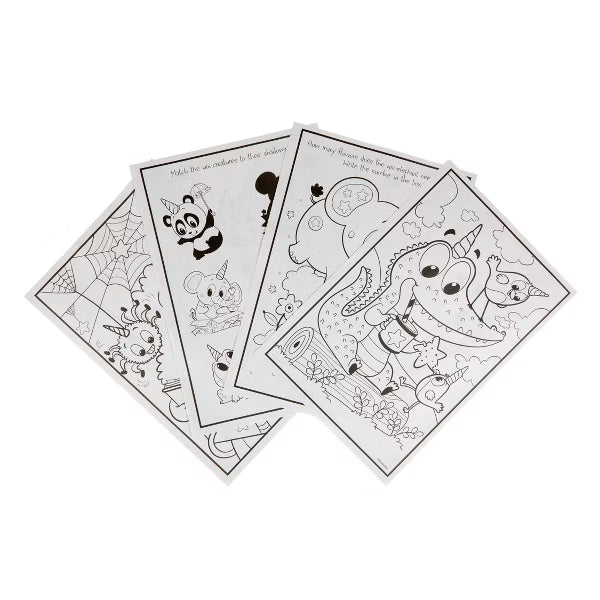 Crayola Uni-Creatures Coloring Book, 96 pages