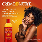 Creme of Nature Moisture & Shine Shampoo with Argan Oil, 12 oz