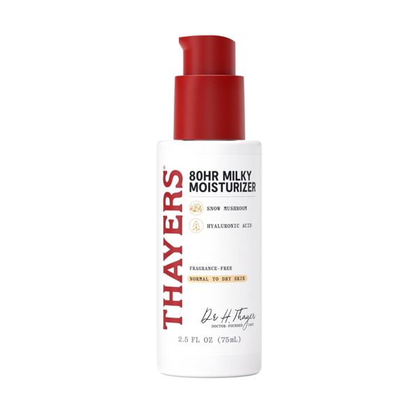 Thayers Remedies 80 Hour Hydrating Milky Liquid Moisturizer with Hyaluronic Acid, 2.5 oz