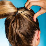 GIMME Medium Hair Firm Hold + All Day Comfort Low Profile Hair Tie Bands - Black, 20 count