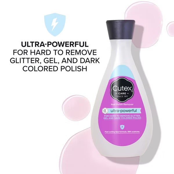 Cutex Ultra Powerful Nail Polish Remover, 10.1 oz