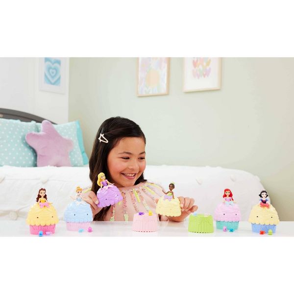Mattel Disney Princess Cupcake Small Doll Reveal - Assorted