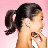 GIMME X-Fine Hair Firm Hold + All Day Comfort Hair Bands - Black, 20 count