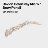 REVLON Colorstay Micro Brow Pencil - 453 Soft Brown