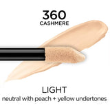 L'ORÉAL PARIS Infallible Full Wear Concealer Waterproof, Full Coverage, 360 Cashmere, 0.33 fl. oz.