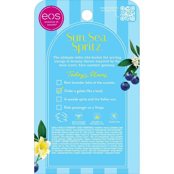 eos Limited Edition Lip Balm Variety Pack - Gelato Shop, 4 count