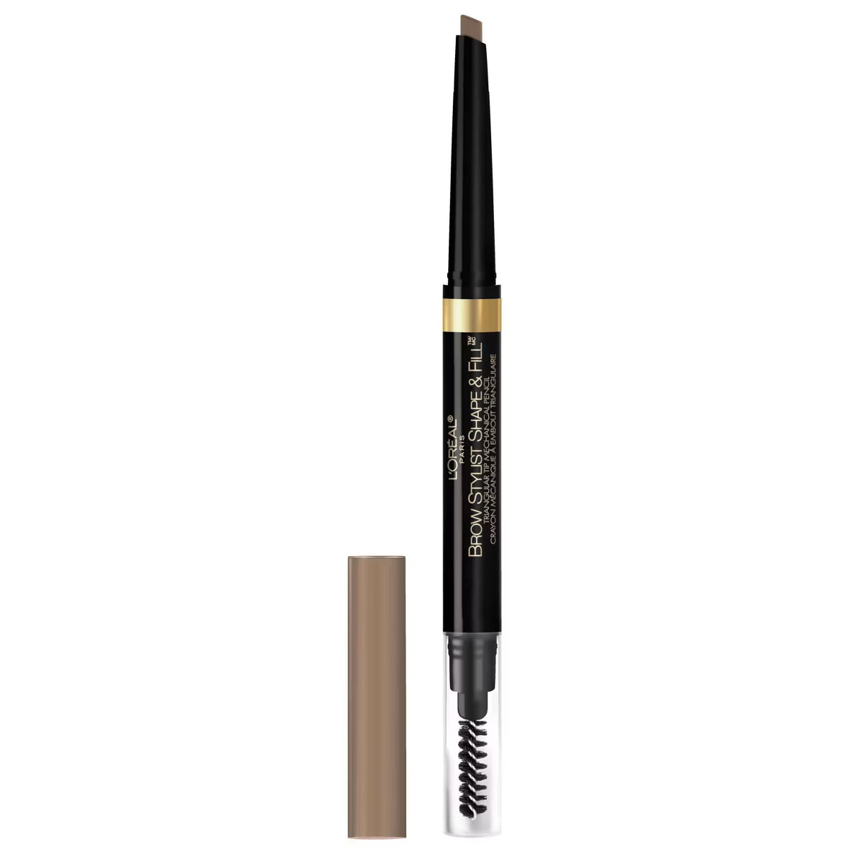 L'ORÉAL PARIS Brow Stylist Shape & Fill Mechanical Eye Brow Makeup Pencil, 400 Blonde, 0.008 oz.