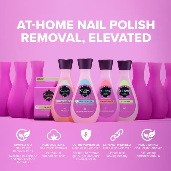 Cutex Ultra Powerful Nail Polish Remover, 10.1 oz