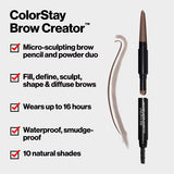 REVLON ColorStay Brow Creator Brow Pencil & Powder - 615 Soft Black
