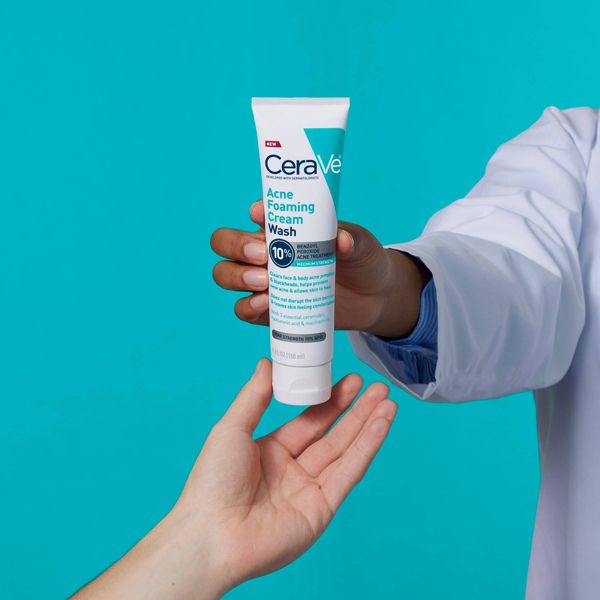 CeraVe Acne Control Foaming Face Cleanser - 10% Benzoyl Peroxide, 5 oz