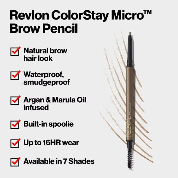 REVLON Colorstay Micro Brow Pencil - 453 Soft Brown