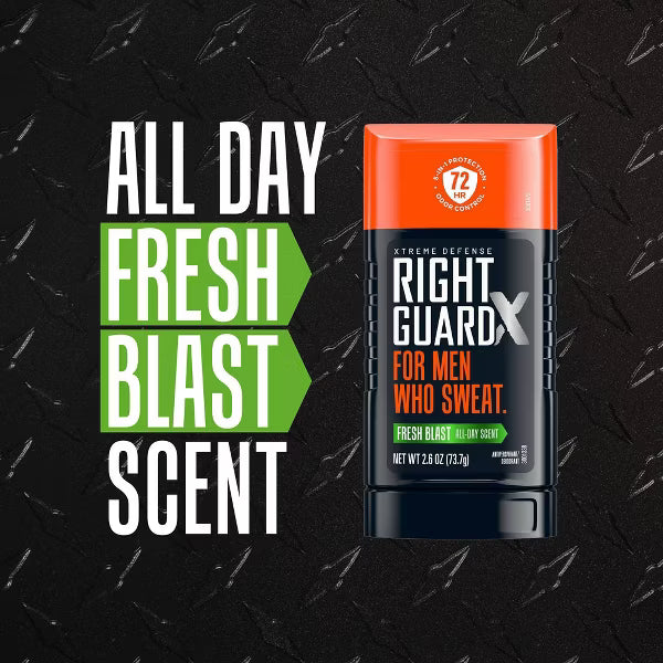 Right Guard Xtreme Defense Antiperspirant & Deodorant - Fresh Blast, 0.5 oz