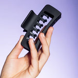 GIMME Thick Hair Extra Teeth Claw Clips - Tan and Black, 2 count