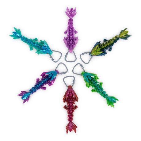 CrystaLynx Articulated Dragon - Assorted