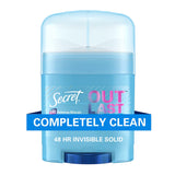 Secret Outlast Xtend  Mini Invisible Solid Antiperspirant and Deodorant - Completely Clean, 0.5 oz