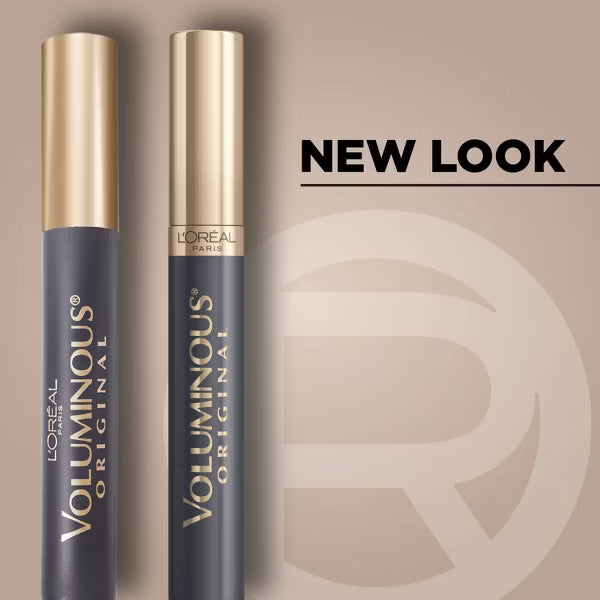 L'ORÉAL PARIS Voluminous Original Waterproof Bold Eye Mascara, 365 Waterproof Black Brown, 0.28 fl. oz.