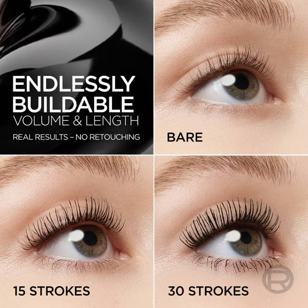 L'ORÉAL PARIS Paradise Big Deal Volumizing and Lengthening Mascara, 776 Washable Black, 0.33 fl oz