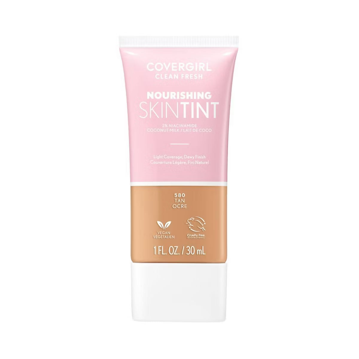 COVERGIRL Clean Fresh Skin Milk Foundation Dewy Finish - 580 Tan