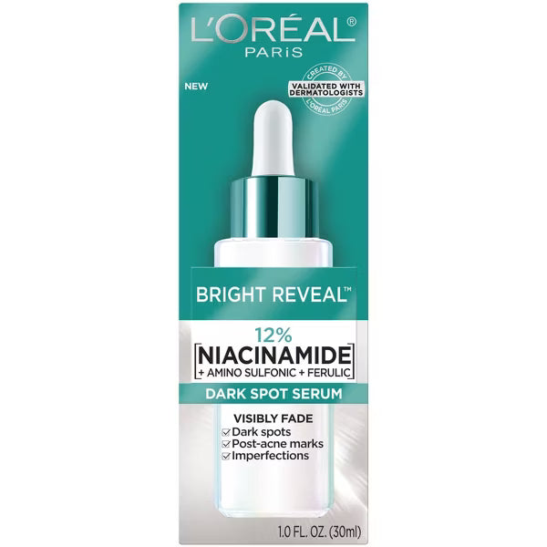 L'ORÉAL PARIS Bright Reveal Niacinamide Dark Spot Serum, 1 fl oz